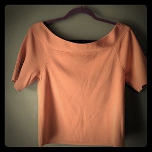 Antonio Melani Crop Top Pink Size Large NWOT